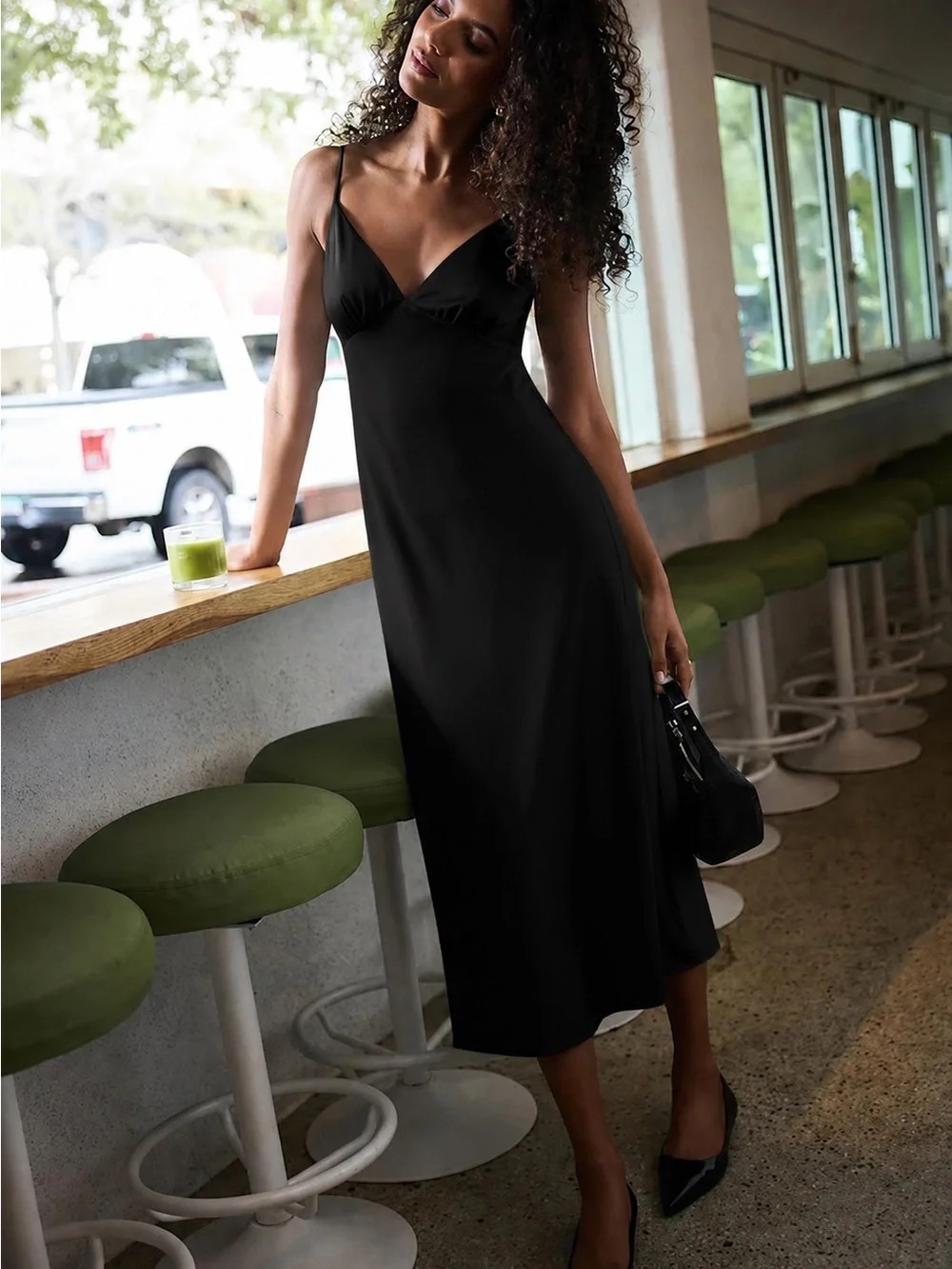 Dynamite Satin Maxi Dress